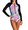 Body Glove Buzz Channel Long Sleeve Paddle Swimsuit