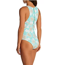 Wahine Mael Paddle One Piece Swimsuit Crystal M