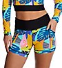 Body Glove Curacao Splash Performance Fit Cross-over Shorts