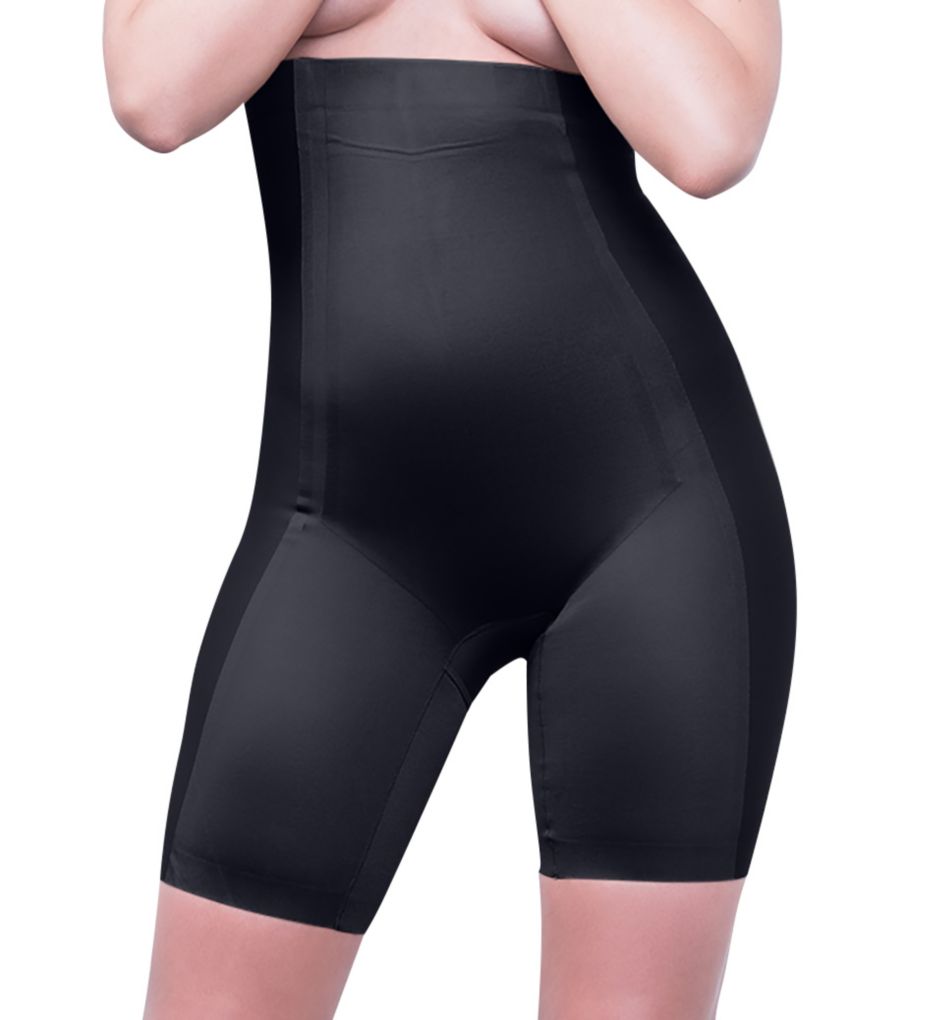 Body Hush : Body Hush BH1507MS Glamour Most Wanted High Waist Thigh Control (Black S)