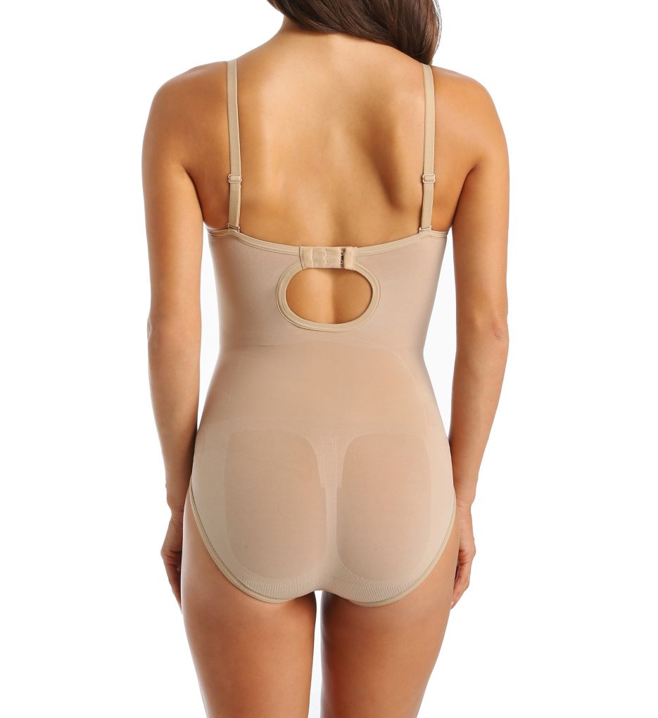 The Strapless Pinup Bodysuit with Bra Cup-bs