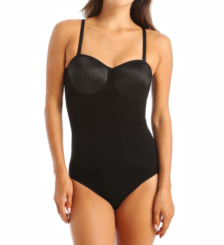 The Strapless Pinup Bodysuit with Bra Cup-fs