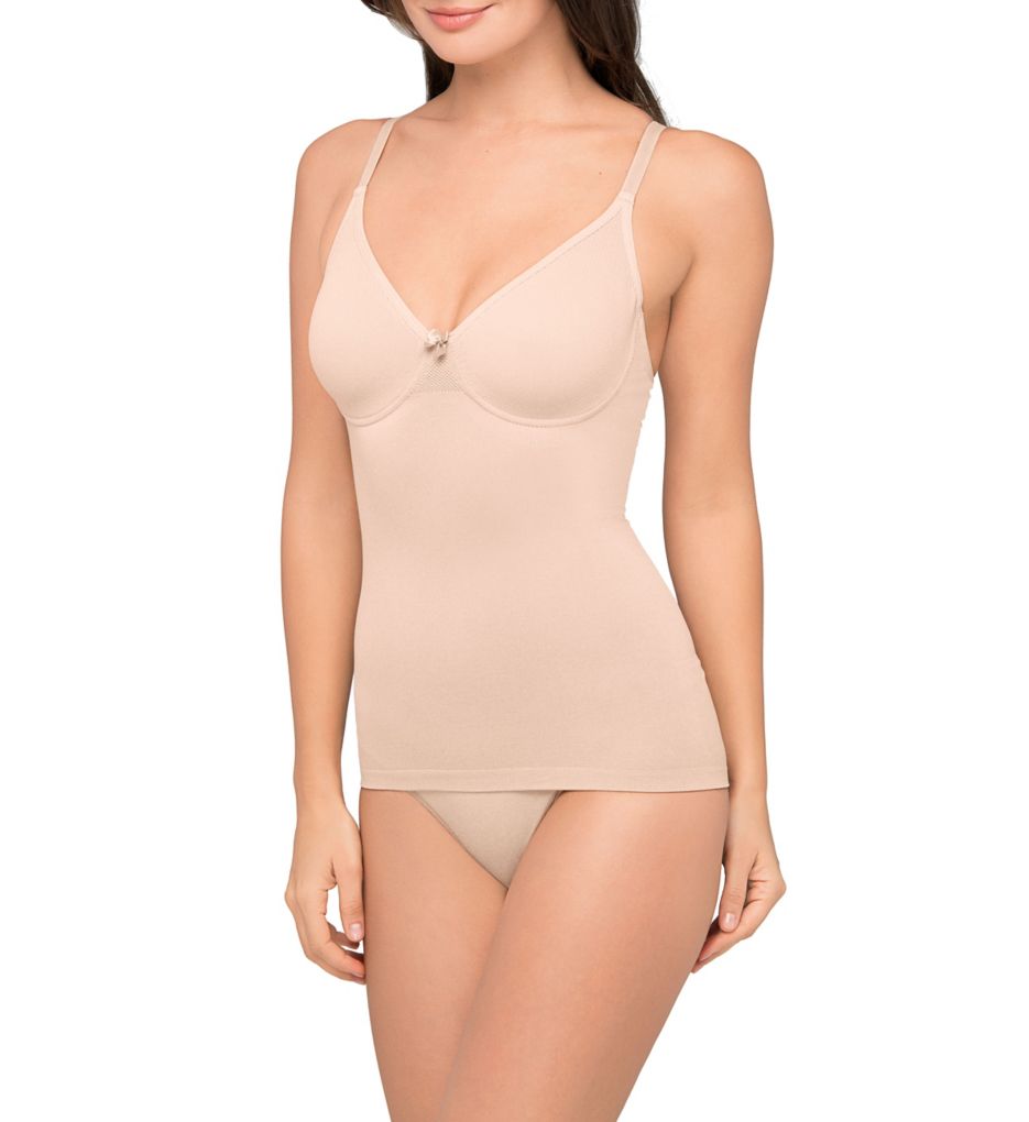The Cinch & Lift Camisole Tankini with Underwire-acs