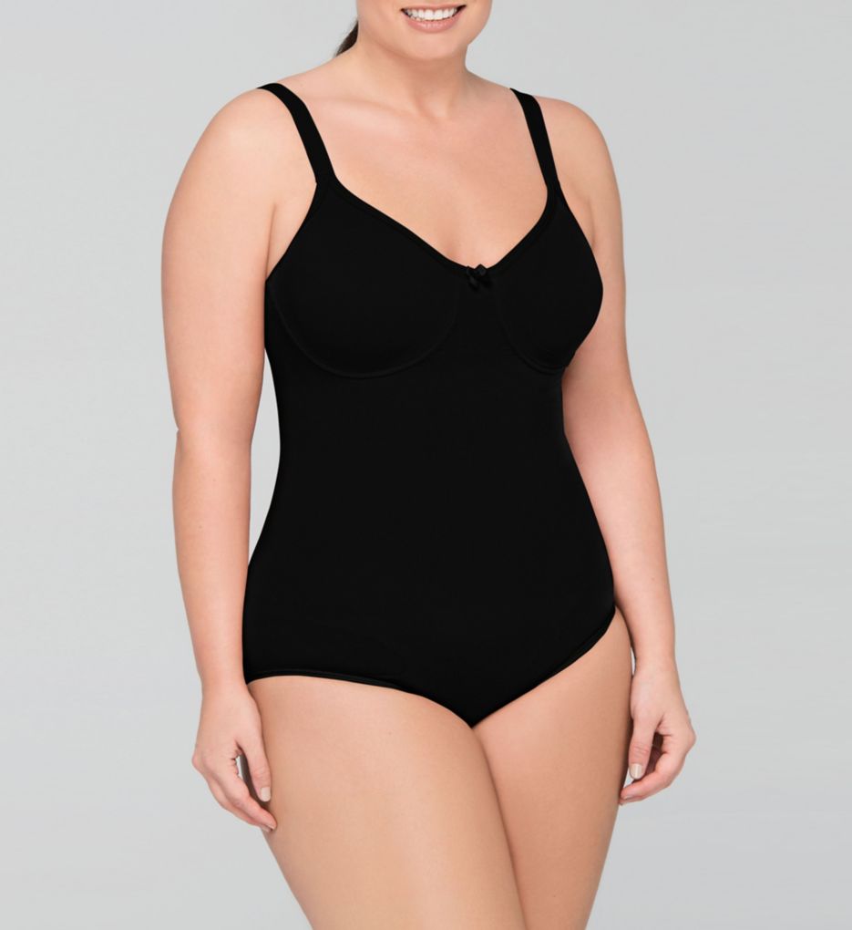 The Pinup Plus Full Figure Bodysuit with Underwire-acs