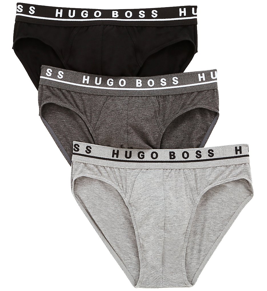 Boss Hugo Boss 0236742 Cotton Stretch Mini Slip Hip Briefs - 3 Pack | eBay