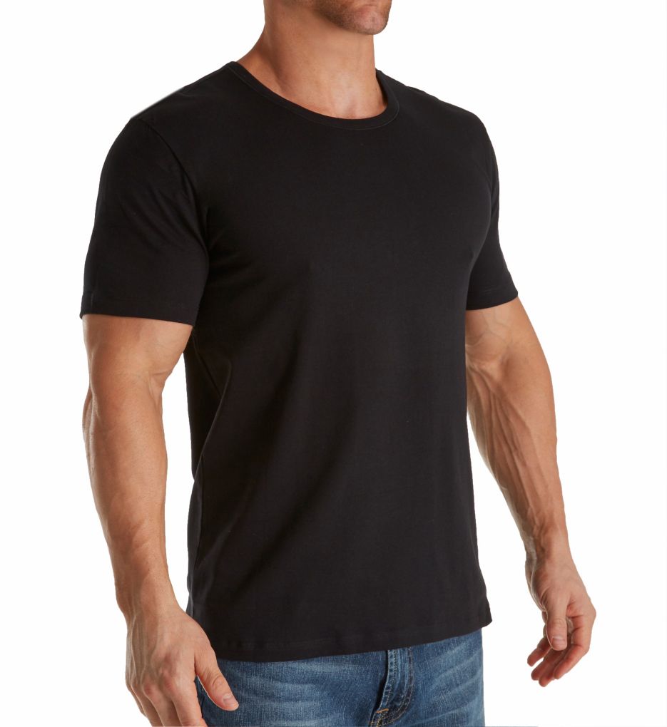 Men's Essential Cotton Crewneck T-Shirt 3-Pack, Mens Crew-Necks