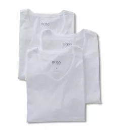 Essential 100% Cotton V-Neck T-Shirts - 3 Pack