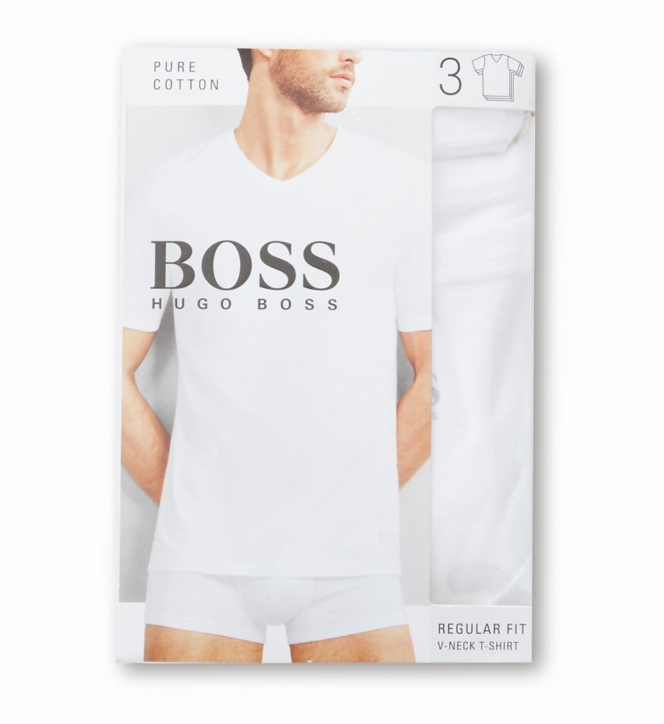 hugo boss v neck t shirts 3 pack
