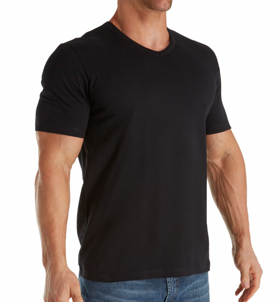 hugo boss v neck t shirts 3 pack