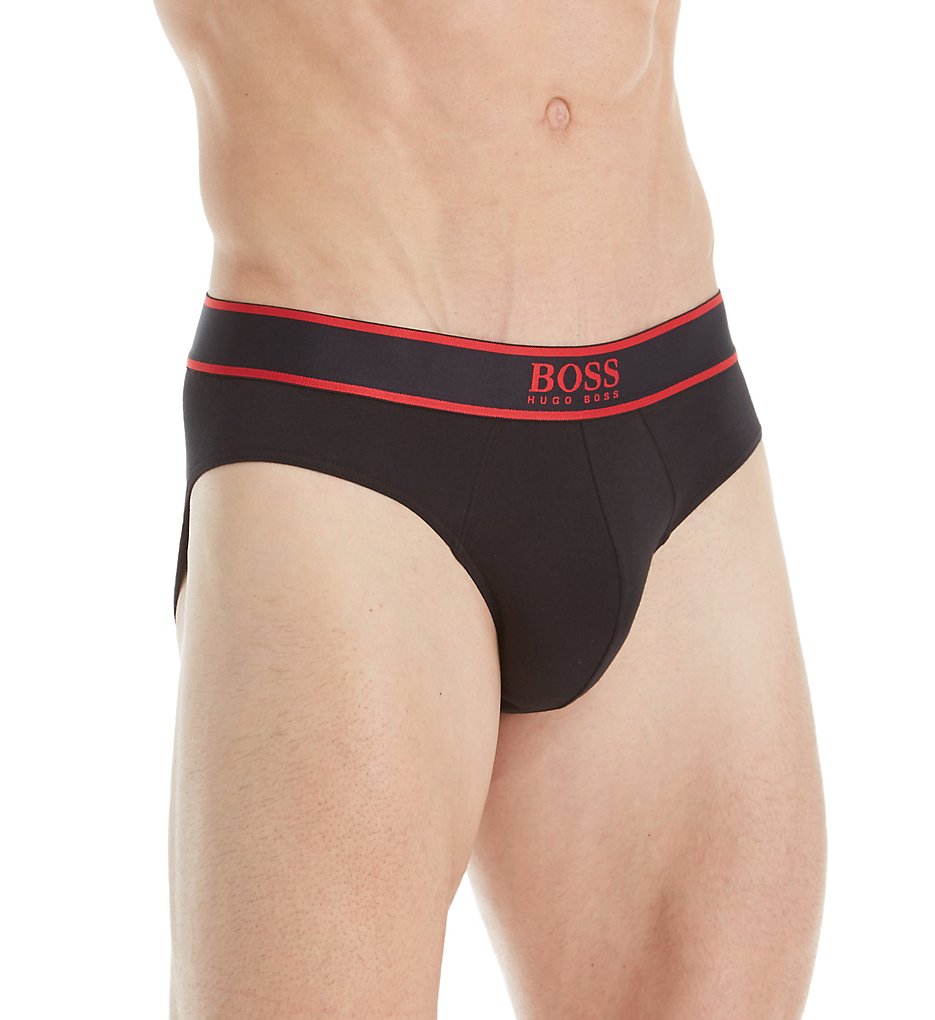 Boss Hugo Boss 0378716 Bodywear Cotton Stretch Briefs (Black)