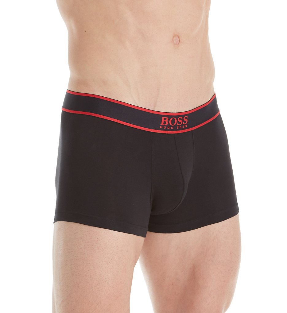 Boss Hugo Boss 0378725 Bodywear Cotton Stretch Trunk (Black)