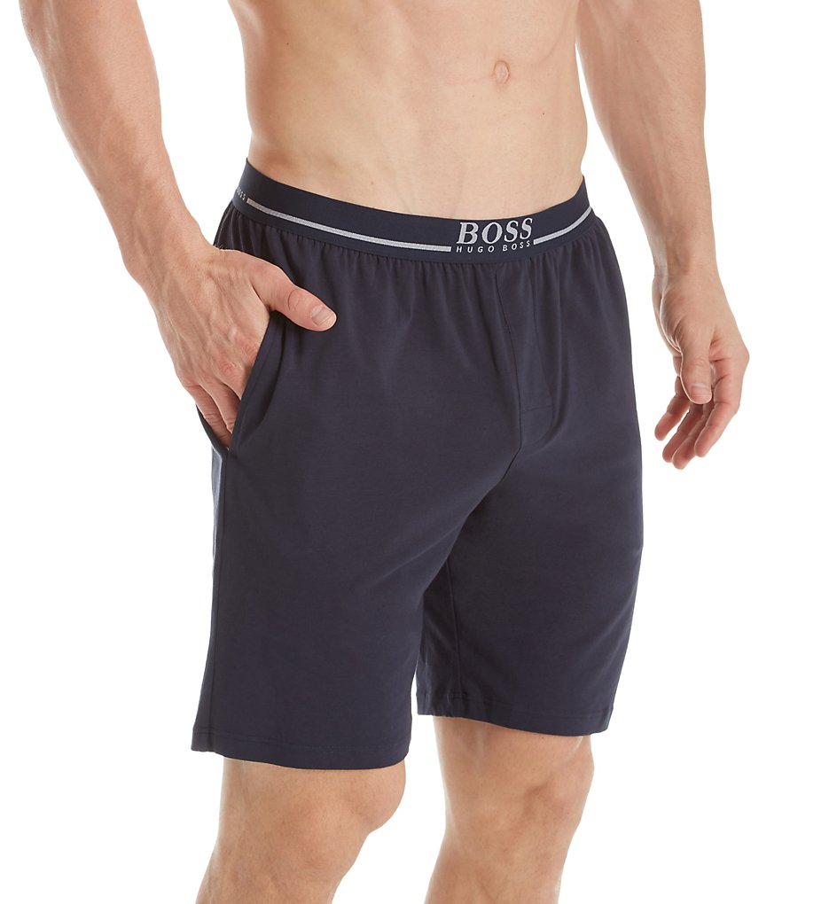 Boss Hugo Boss 0379158 Mix & Match Cotton Stretch Lounge Short (Navy)
