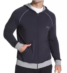 Mix & Match Full Zip Hooded Jacket Navy S