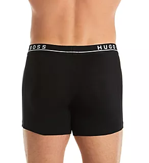 Big and Tall Cotton Stretch Boxer Briefs - 3 Pack BLK 5XL