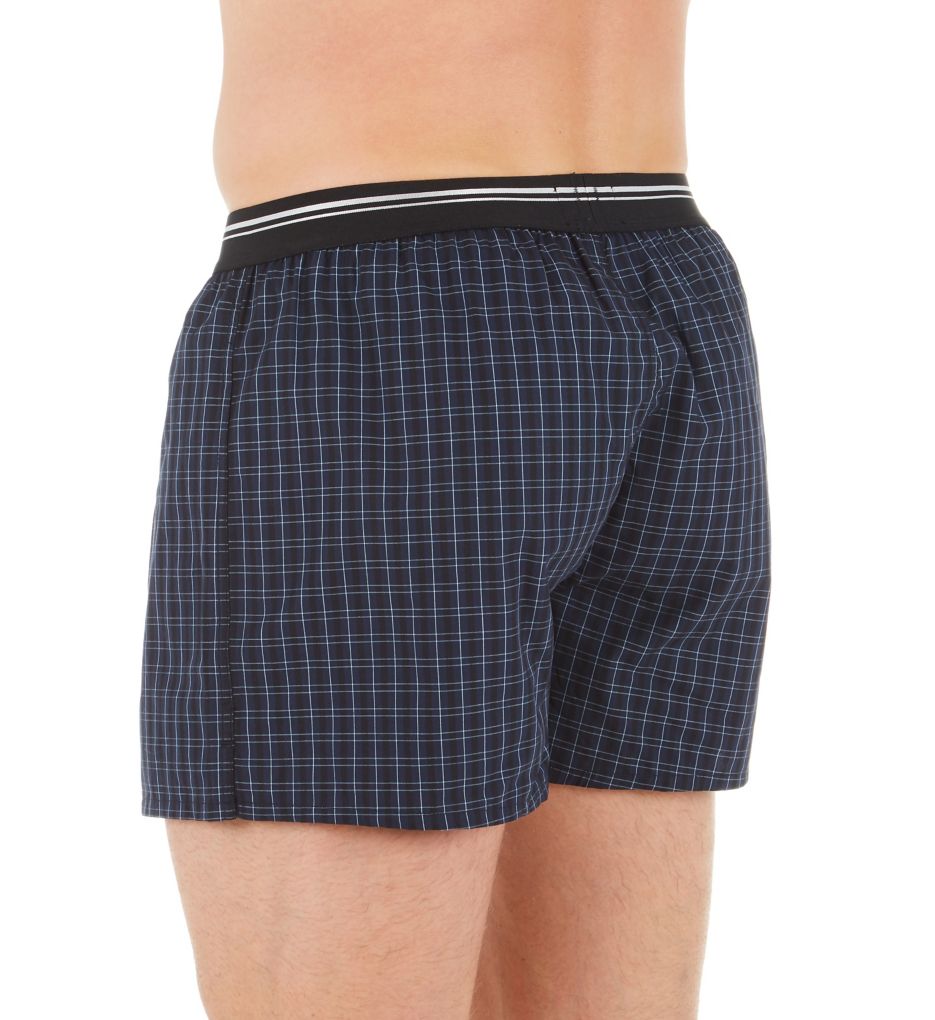 100 Cotton Woven Boxers 2 Pack