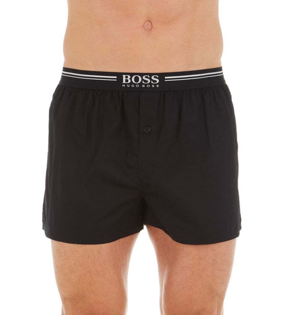Boss Hugo Boss 100% Cotton Woven Boxers - 2 Pack BPNA1 2XL  - Image 1