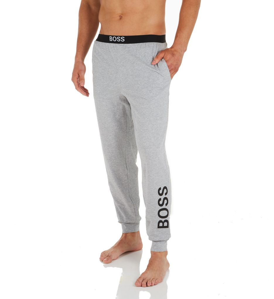 BOSS - Stretch-modal pajama bottoms with logo waistband