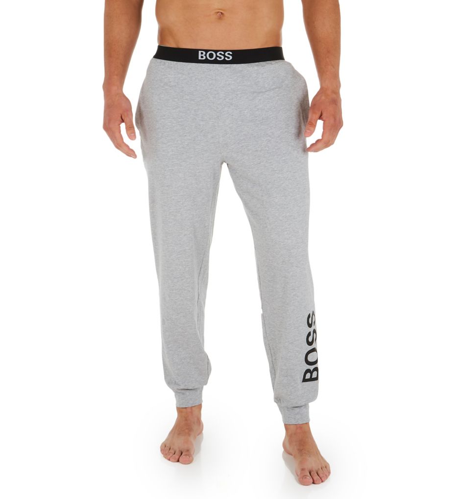 BOSS - Stretch-modal pajama bottoms with logo waistband