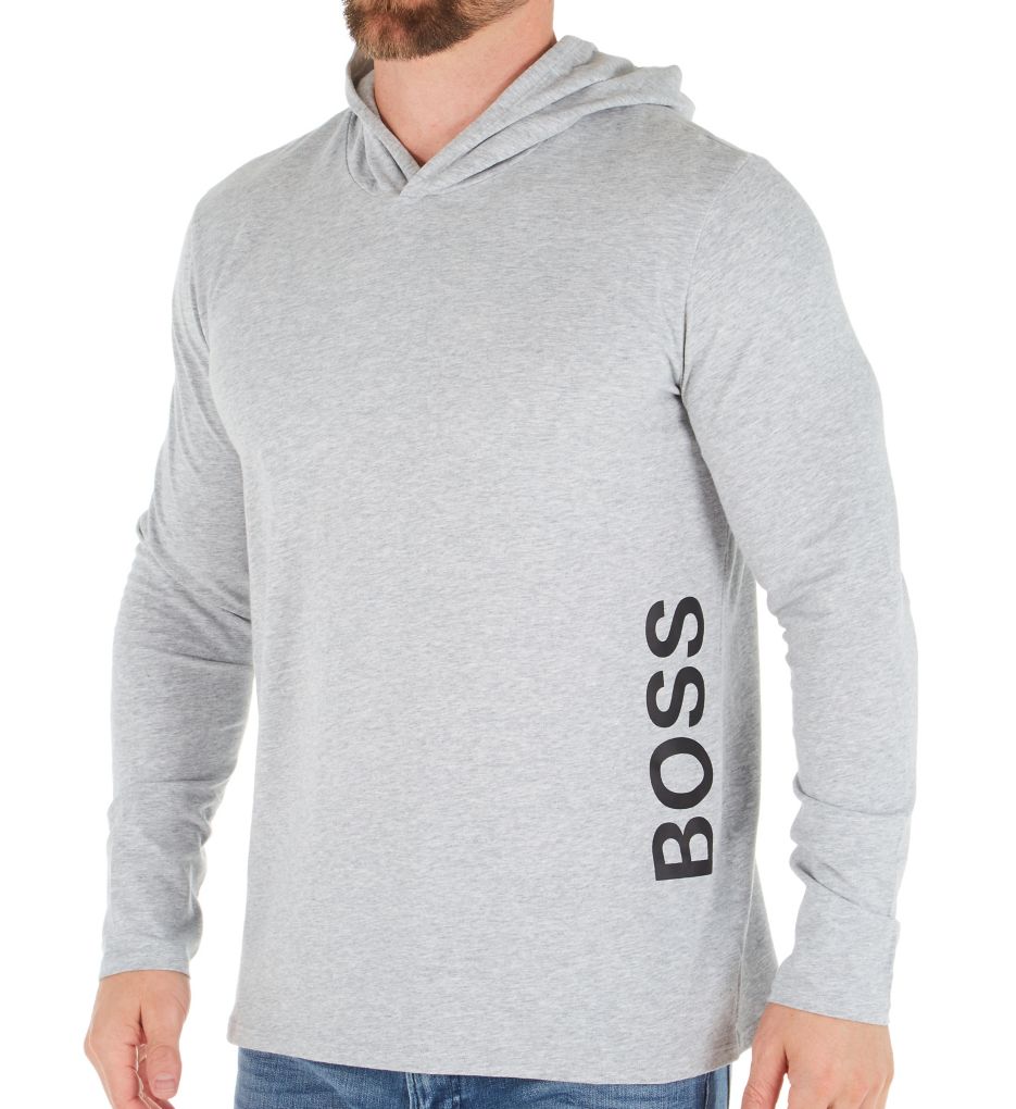 hugo boss long sleeve hooded t shirt