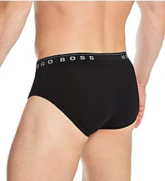 Traditional 100% Cotton Rib Briefs - 5 Pack BLK S