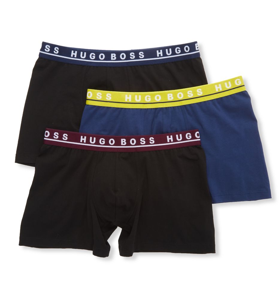 HUGO - Three-pack of stretch-modal briefs with logo waistbands