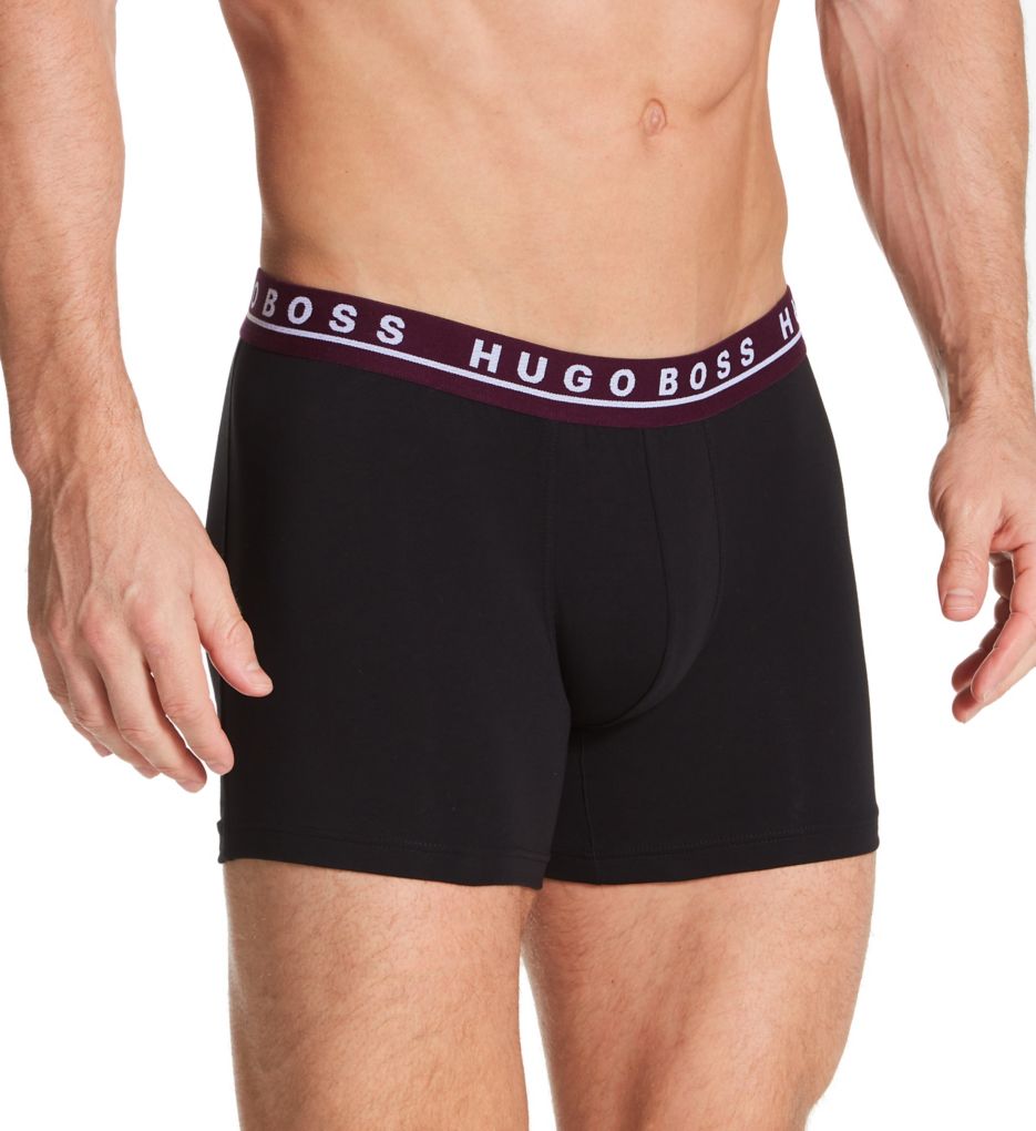 Cotton Stretch Boxer Brief - 3 Pack by Boss Hugo Boss