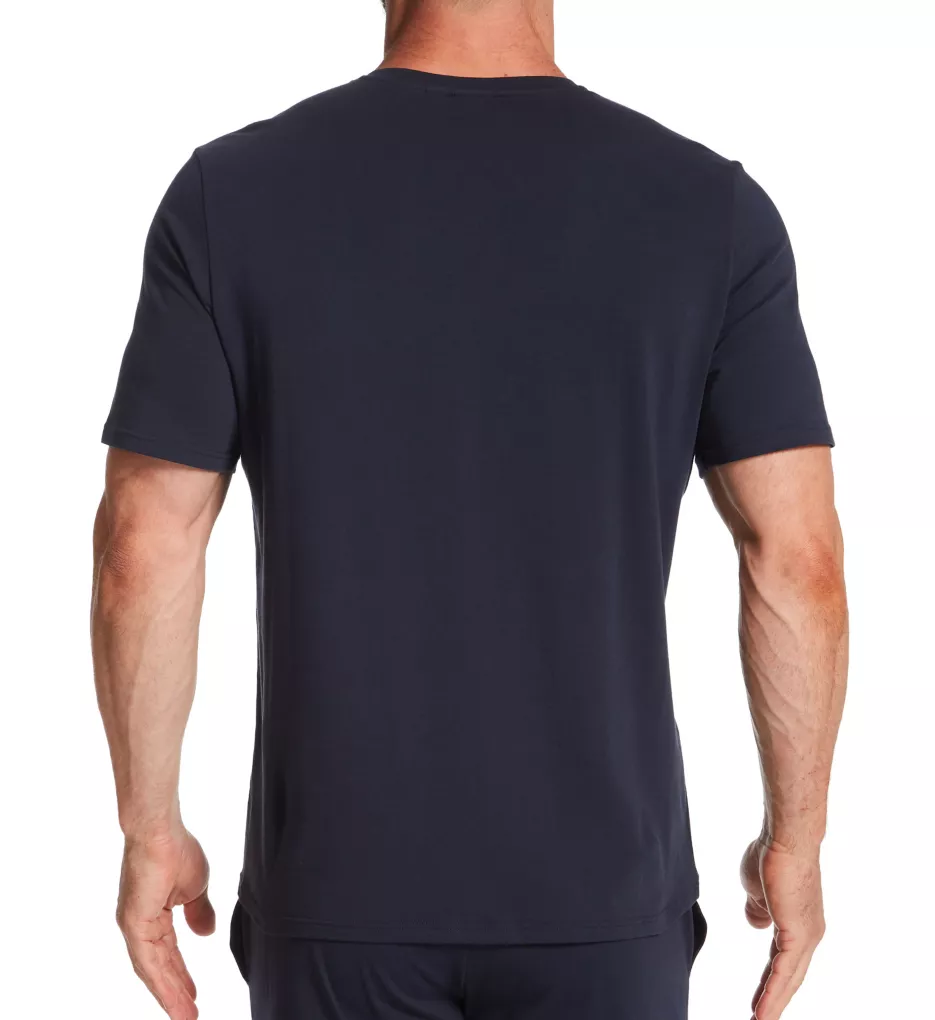 Identity Cotton T-Shirt Dark Blue M