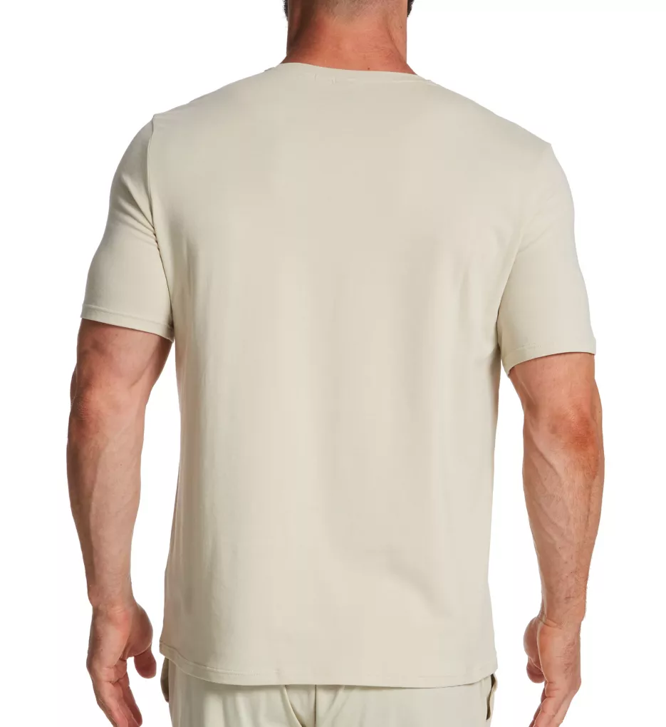 Identity Cotton T-Shirt Light Beige M