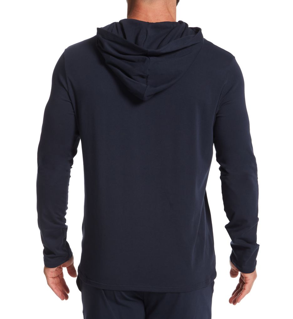 Hugo boss long clearance sleeve hooded t shirt