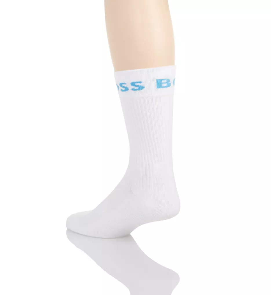 Combed Cotton Sport Color Crew Socks - 2 Pack NAT102 O/S