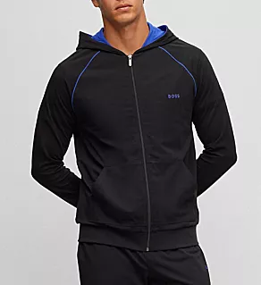 Mix & Match Full Zip Hooded Jacket Black 2XL
