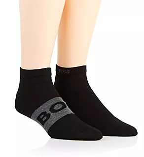 NOS Logo Low Cut Socks - 2 Pack Blk O/S