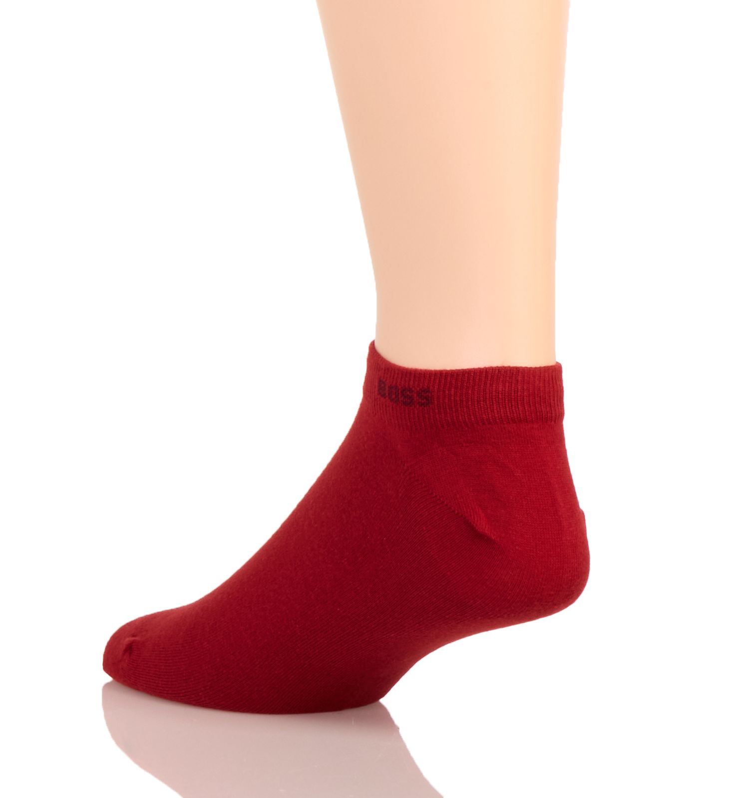 Boss Hugo Boss NOS Sneaker Socks - 2 Pack Crimson Red/Black O/S  - Image 2