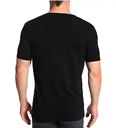 Modern Slim Fit Crew Neck T-Shirt - 2 Pack BLK S