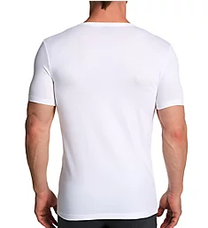 Modern Slim Fit Crew Neck T-Shirt - 2 Pack WHT S