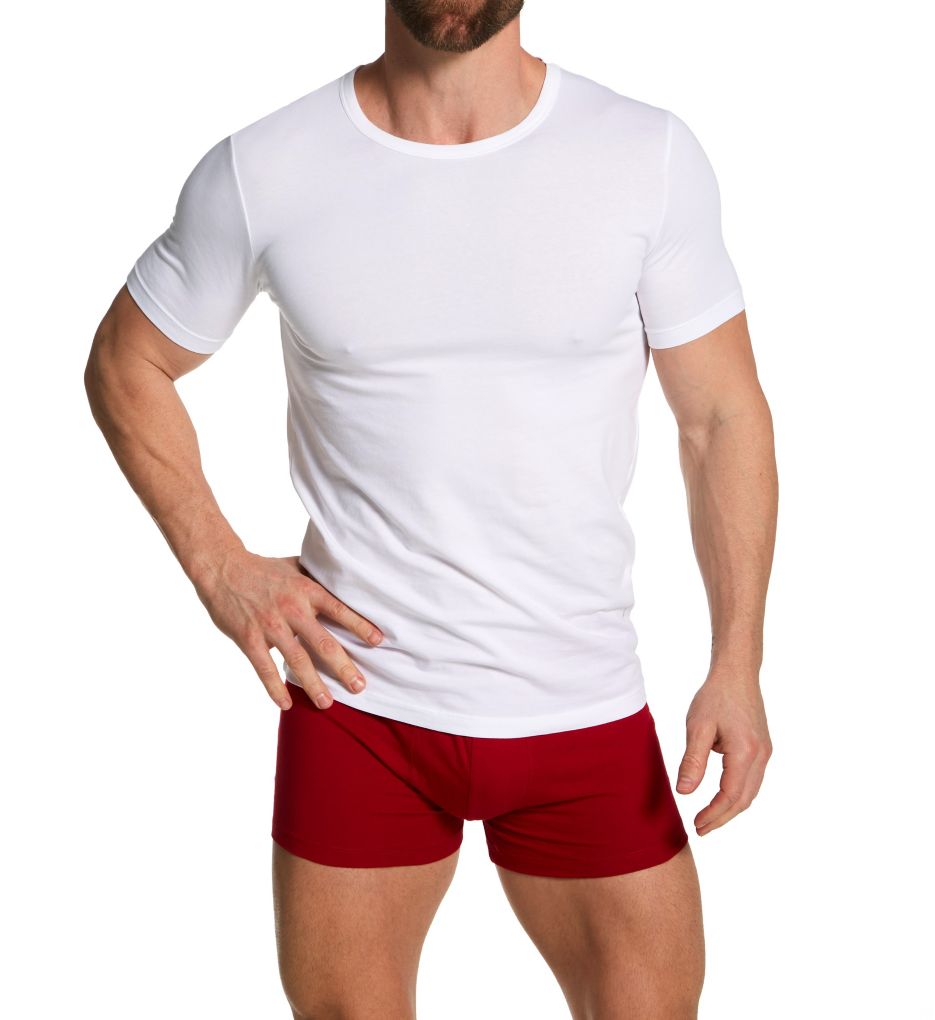 Boss Hugo Boss Modern Slim Fit Crew Neck T-Shirt - 2 Pack 0475276 - Image 6