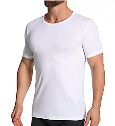 Modern Slim Fit Crew Neck T-Shirt - 2 Pack WHT S