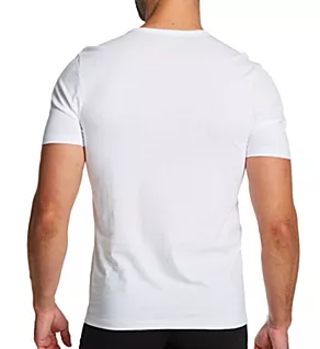 Classic Fit Crew Neck T-Shirt - 3 Pack Charcoal/White/Navy 2XL