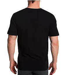 Classic Fit V-Neck T-Shirt - 3 Pack BLK L