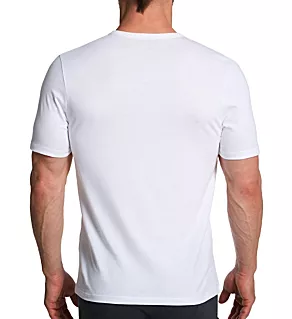 Classic Fit V-Neck T-Shirt - 3 Pack WHT XL