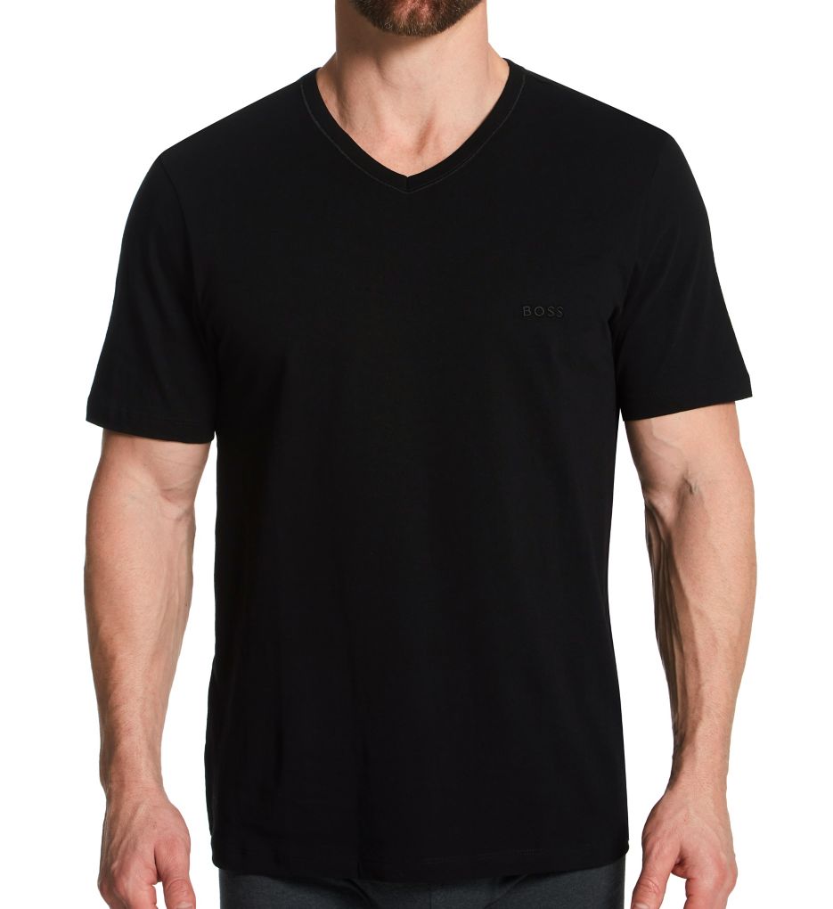 Classic Fit V Neck T Shirt 3 Pack by Boss Hugo Boss