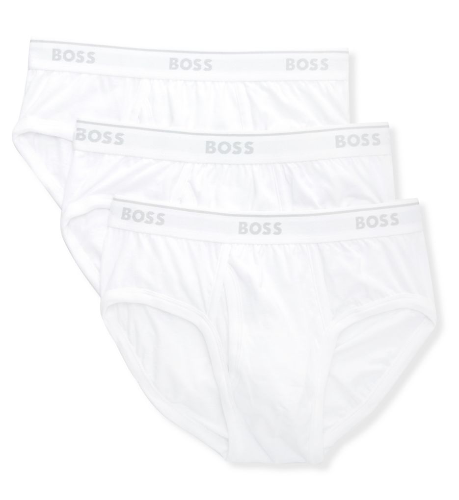 Traditional Classic Fit Brief - 3 Pack White M by Boss Hugo Boss