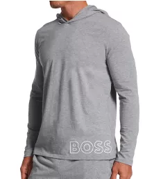 Identity Hooded Long Sleeve T-Shirt grey 2XL