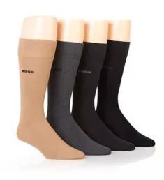 Cotton Blend Crew Sock - 4 Pack