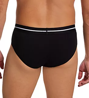 Bold Hip Brief - 3 Pack Maroon/Black/Charcoal S