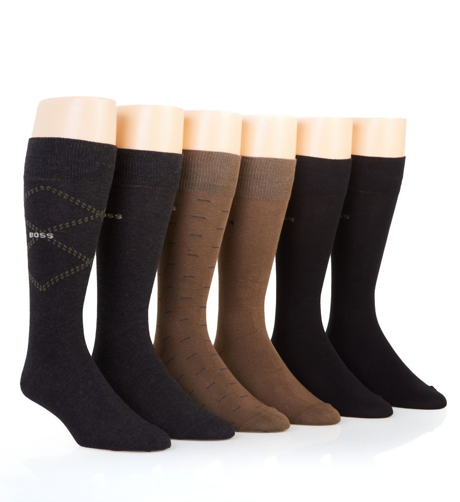 Cotton Blend Crew Sock - 6 Pack-gs