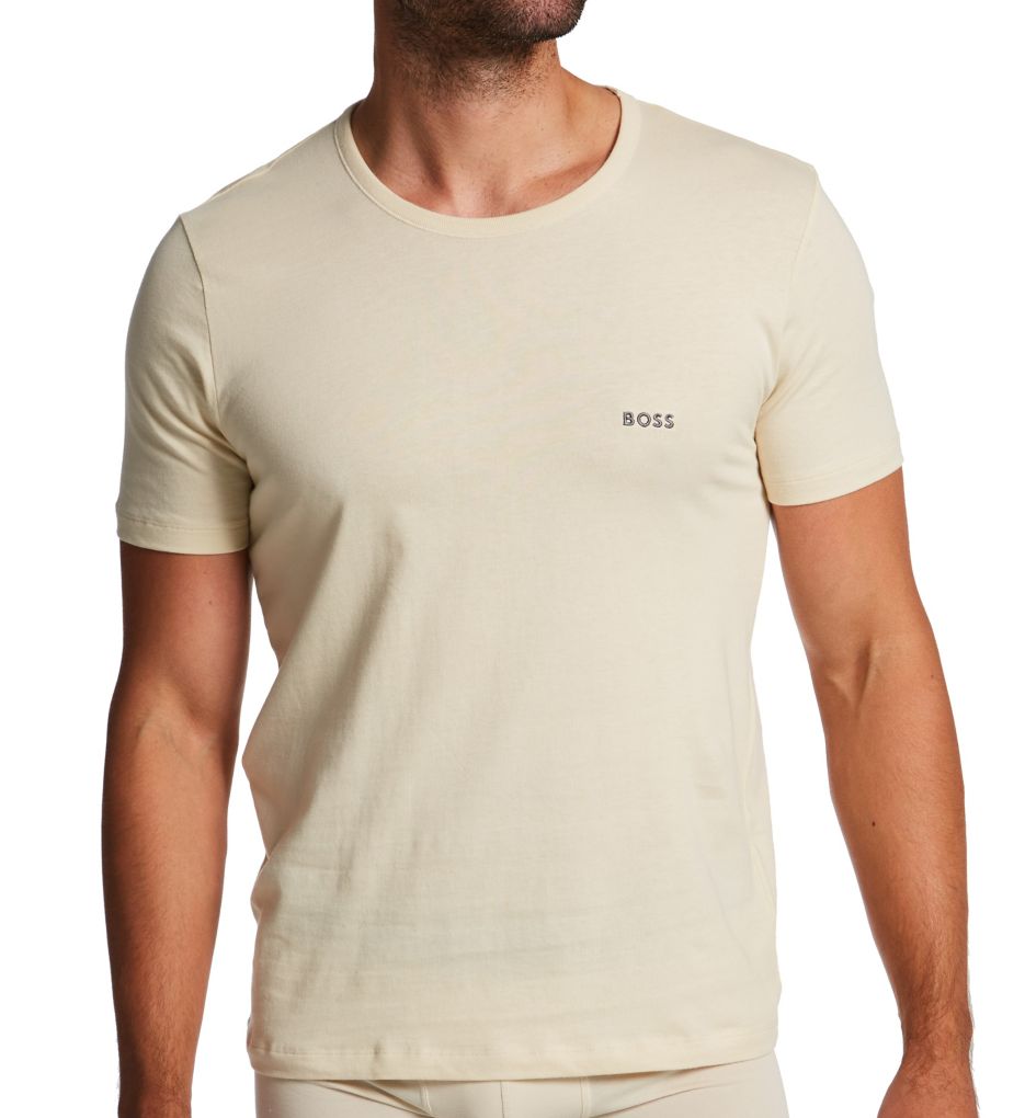 Boss Hugo Boss 100% Cotton Classic Fit Crew Neck T-Shirt - 3 Pack