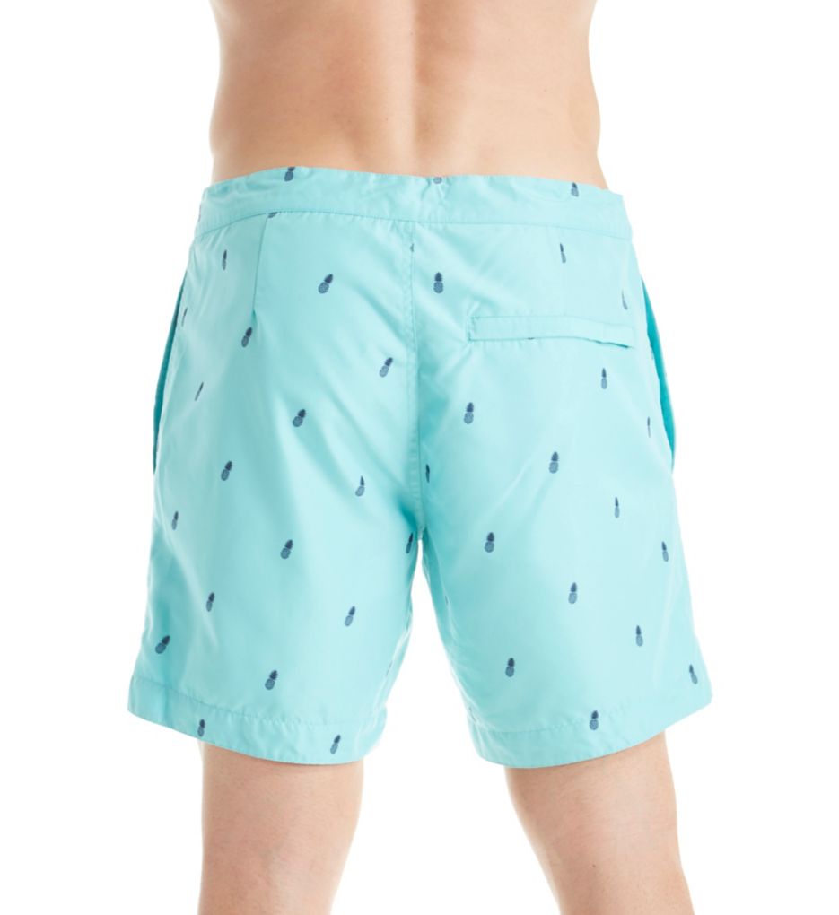 Aruba Tailored Fit Pineapple 6.5 Inch Swim Trunk-bs