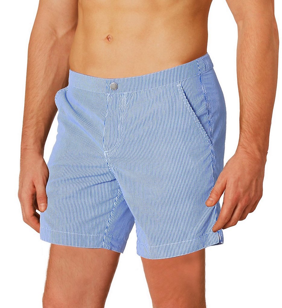 Boto 71501 Rio Tailored Fit Swim Trunk with Supportive Liner (Nautical Blue)