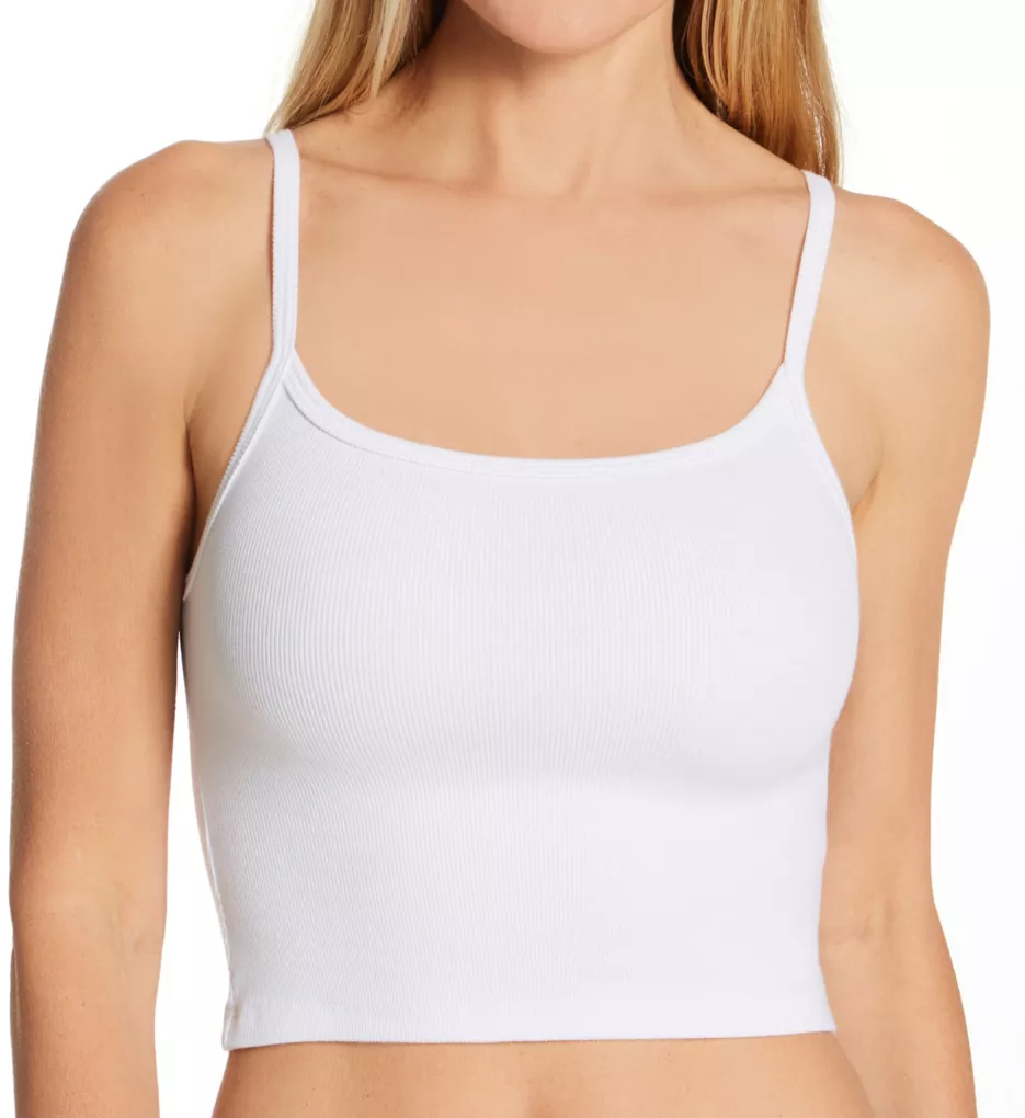 Bra30 Strap Tank Top Optic White L